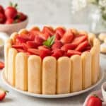 charlotte aux fraises crème pâtissière